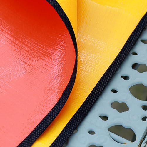 Extra Large Portable Gardening Tray Orange Repotting Mat 39.5" X 39.5" for Indoor Plants Transplanting Potting Mix Mess Control Garden Gifts for Women Grandma Birthday