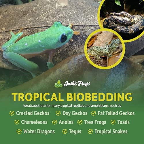 Josh's Frogs BioBedding Tropical Bioactive Substrate (4 Quarts) - size: 4 Quart
