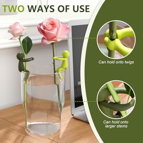 Plant Propagation Friends, 3PCS Plant Cutting Holder Plant Support for Sprouts, Stems and Shoots, Cute Plant Propagation Buddy Plant Supporters for a Plant Propagation Station or an Indoor Garden
