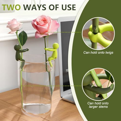 Plant Propagation Friends, 3PCS Plant Cutting Holder Plant Support for Sprouts, Stems and Shoots, Cute Plant Propagation Buddy Plant Supporters for a Plant Propagation Station or an Indoor Garden