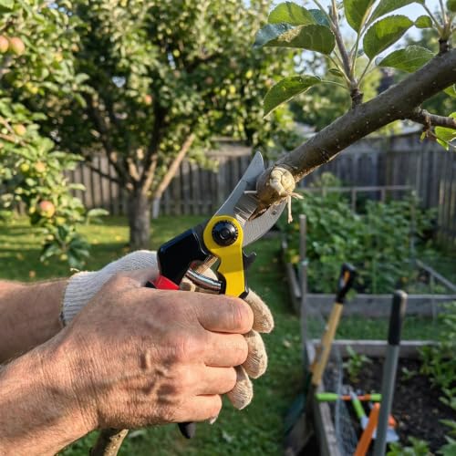 Ultra Sharp Germany Titanium Steel Pruning Shears - Cuts 3X Easier - style: Bypass
