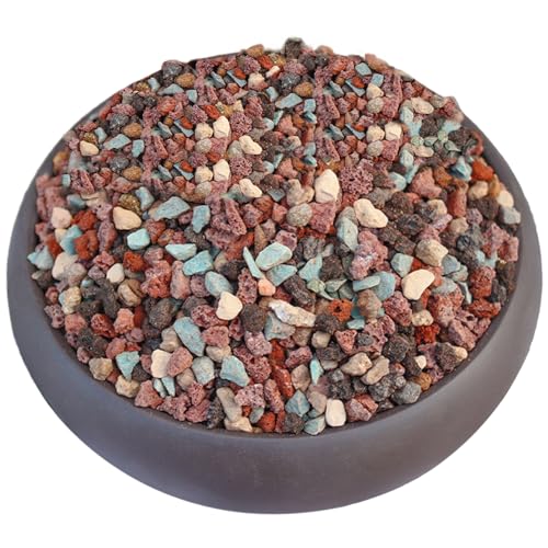 11 Pounds Mix Horticultural Lava Rocks, 5-8 mm Lava Rocks for Plants, Bonsai Rocks Horticultural Grit Soil Cover Gravel for Succulents and Hydroponics, Fairy Gardening, Top Dressing, Plant Drainage - size: 0.2-0.3 inch, style: Mix lava/ 11 pounds