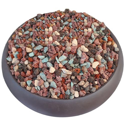 11 Pounds Mix Horticultural Lava Rocks, 5-8 mm Lava Rocks for Plants, Bonsai Rocks Horticultural Grit Soil Cover Gravel for Succulents and Hydroponics, Fairy Gardening, Top Dressing, Plant Drainage - size: 0.2-0.3 inch, style: Mix lava/ 11 pounds