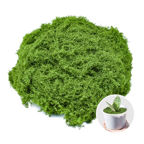 Fake Green Moss for Crafts 10.6 Oz Decorative Artificial Moss for Crafts - color: 10.6oz