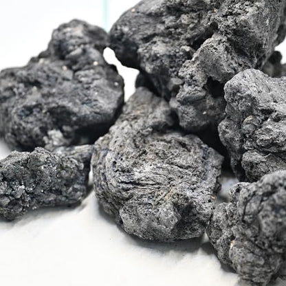 Fish Tank Rocks 5lb Volcanic Lava Rocks for Aquariums,Bonsai,Fire Pits & Landscaping Porous Black Lava Stones Heat-Resistant (3-6inches) 3-4pcs - size: 5lb(3-6in)