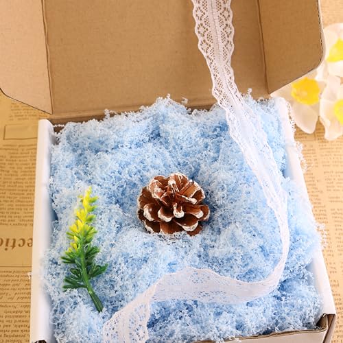 Artificial Bryophyte is Used for Fantasy Micro-Landscape, DIY Artificial Grass, Fairy Tale Garden Decoration, Flowerpot Home Decoration and Indoor Planting (Light Blue 3.5oz) - color: Light Blue