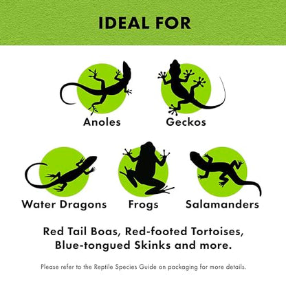Zilla Reptile Terrarium Bedding Substrate Jungle Mix, 4 Quart
