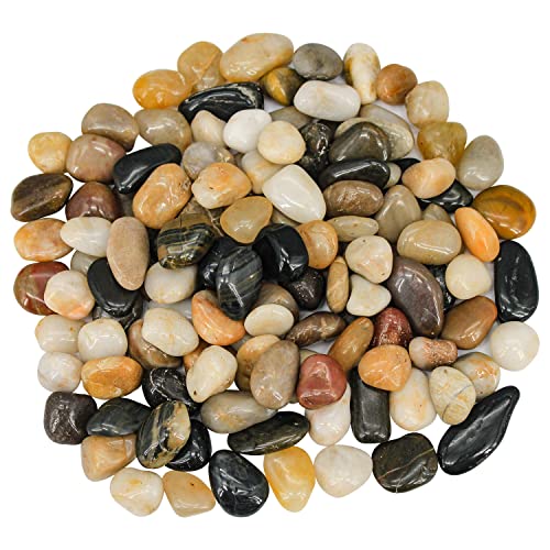 Succulent Rocks,Virekm River Rocks, Decorative Ornamental Pebbles - color: mixed color, size: 2 Pounds