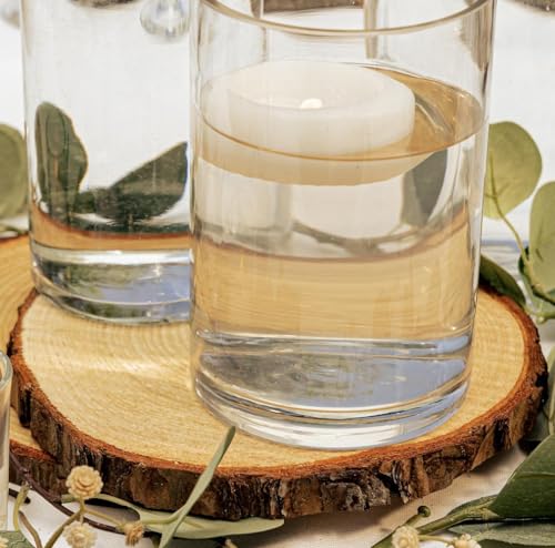Set of (10) 8-9 inch Wood Slices for centerpieces, Arts and Crafts, and Rustic Home Decor! Wood Slice centerpieces, Wood Rounds, Tree Slices (Small 8-9 inch) - size: Set of 10 Small (8-9")