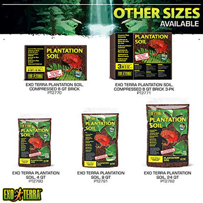 Exo Terra Plantation Soil, 8 Qt (8.8 L) - size: 8-Quart