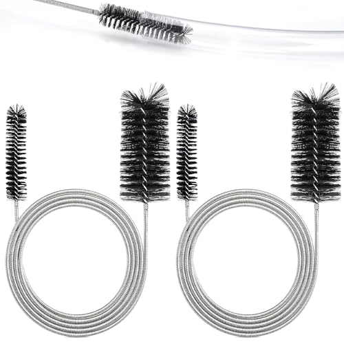 2-Pack 61-in Flex Dual-Ended Nylon Tube Brush for Aquarium Hoses & Pipes