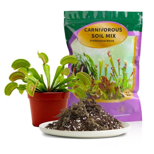 Premium Carnivorous Plant Soil for Venus Fly Trap Live Plants 2qt | New Upgraded Formula with High Drainage & Breathability - color: Carnivorous Plant Soil, size: 2QT