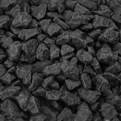 NUPICK 10 Pound Black Gravel for Fish Tank, 0.5-0.7" Black Aquarium Gravel - color: Black, size: 0.5-0.7"-10lb