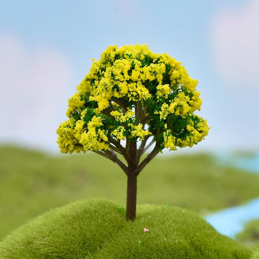 Fairy Artificial Tree Plant Ornament Miniature Garden Accessories, Garden Decoration for DIY Crafts Yard Outdoor Decor for Patio (Style1, 6x4.5x4.5cm) - color: Style1