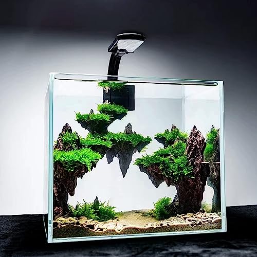 Allcolor Aquarium Rock Decor, 3-Piece Elf Island for 5-10 Gallon Tanks - style: Elf Island