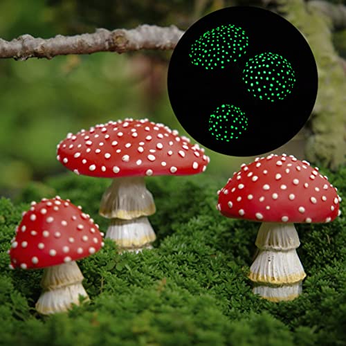 Tree Poetry Fairy Garden Miniatures, Mini Mushroom Figurines, Mushrooms Decor, Outdoor Mushroom, Fake Mushrooms, Mushroom Statue, Fairy Garden, Mushroom Garden Decor, Mushroom Outdoor