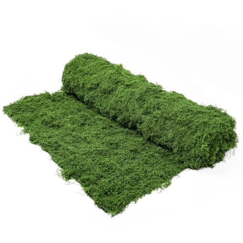 Fake Moss for Crafts 39.37 x 39.37 inch, Artificial Moss Mat for Plants Indoor Faux Green Moss for Decorating DIY Crafts Table Centerpieces Fairy Garden Floral Wedding, Party - color: Dark Green-39.37*39.37 Inch