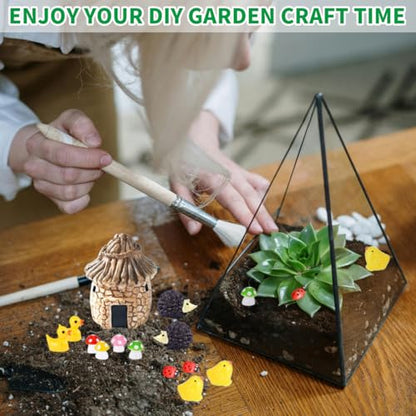 51 Pcs Fairy Garden Accessories Kit for DIY Outdoor Indoor Craft Decoration (52PCS Fairy Garden Accessories)