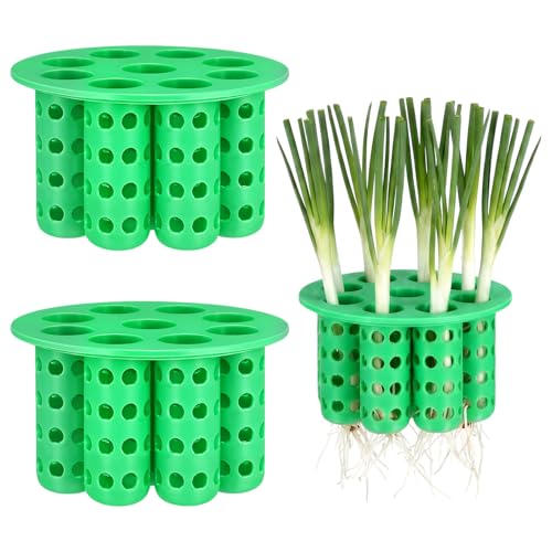 2 Pack Green Onion Planter Scallion Grower Sprouting Kit, Green - color: Green