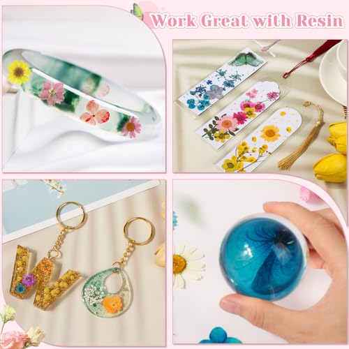 231 PCS Pressed Flowers Bulk for Resin Crafts, Dried Pressed Flowers Butterfly Stickers with Tweezers Real Natural Dry Wildflowers for Resin Molds DIY Art Candle Phone Cases Bookmark Jewelry Making - color: 230 Pcs Pressed Flowers Butterfly Stickers