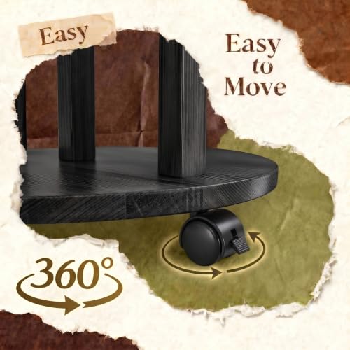 GEEBOBO 5 Tiered Tall Plant Stand for Indoor - color: Black - 5 Tier
