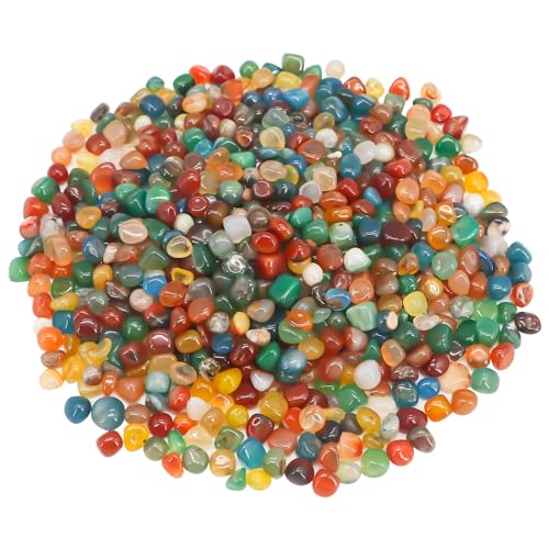 Smooth Decorative River Pebbles for Aquarium & Garden Landscaping(2 Pounds) - color: Colorful, size: 2 Pounds