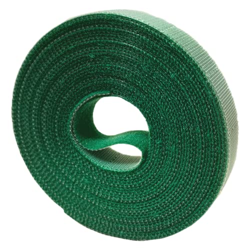 Garden Tie Green Strap Plant Supports Gentle on Plants Pre-Cut Design Tearable Reusable Sturdy Multi-Purpose for Home Garden Balcony Office (16.4ft × 0.6 inch, Green)
