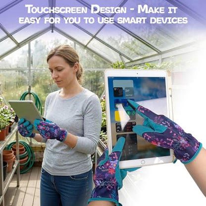 Gardening Gloves for Women, Garden glove, Garden Gifts for Gardener - size: Medium, style: M-daisy