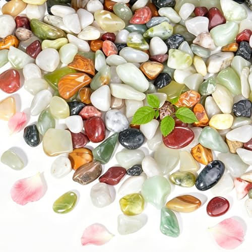 2.2 lbs Colorful Pebbles,3/8 Inch Succulent Rocks | Decorative Rocks for Potted Plants,Suitable for Vases, Cactus Potted Plants, Fish Tanks,Garden Decorative - color: Mixed Color, size: 3/8 Inch 2.2 LB