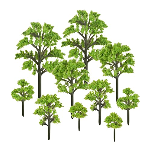 Yetaha 20 Pcs Miniature Model Trees, Mini Plant Ornament Model, Craft Tiny Shrubs for Fairy Garden Train Scenery Architecture Micro Landscape DIY Craft Home Decoration