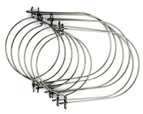 Stainless Steel Wire Handles for Mason, Ball, Canning Jars (6 Pack, Wide Mouth) - size: Wide Mouth