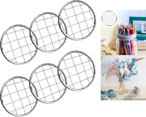 12 Pack Mason Jar，Metal Wide Mouth Insert Covers - Reusable Leakproof for Drinks, Crafts & Storage | Fits Standard Mason Jars