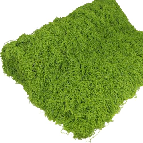 ACRYCS Fake Moss Green 39" x 39" Faux Moss for Decorating Artificial Grass for Indoor Plants Wall Crafts DIY Table Centerpieces Fairy Woodland Garden Floral Wedding 100x100cm - color: Green-39" x 39"/100x100 cm