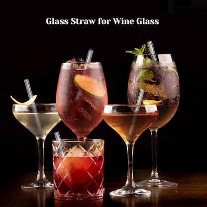 Borosilicate Glass Tubes 6inch 10mm, Clear Glass Tubing heart Resistant 8pc - size: OD: 0.39in Length: 6in