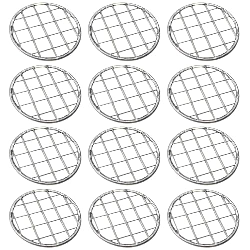 12PCS Mason Jar Insert Lids, Flower Arranging Organizer with Ring Bands for Regular Mouth Canning Jars - style: 12PCS