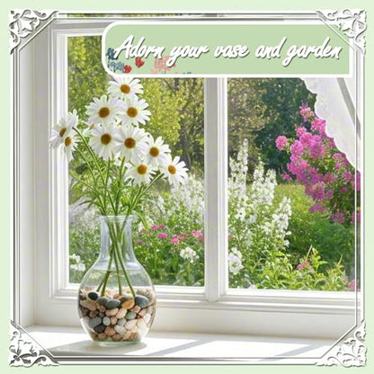 20lbs Mix Natural River Rocks, High-Polished Pebbles for Plants Garden, 1-2 inch Decorative Mix Stones, Ideal for Fish Tank, Vases, Crafting, Home Decor and Garden Landscaping Rocks,Mix - size: 20 Pounds, style: Mixed
