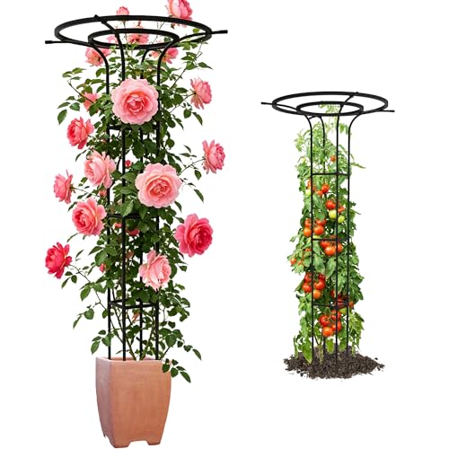 Trellis for Climbing Plants Outdoor - 69" Plant Support, (2PCS) - size: 69"H-2pcs