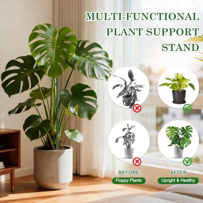 15 Pack Stackable Plant Support Stakes Indoor/Outdoor Support Pole - size: 15 pack