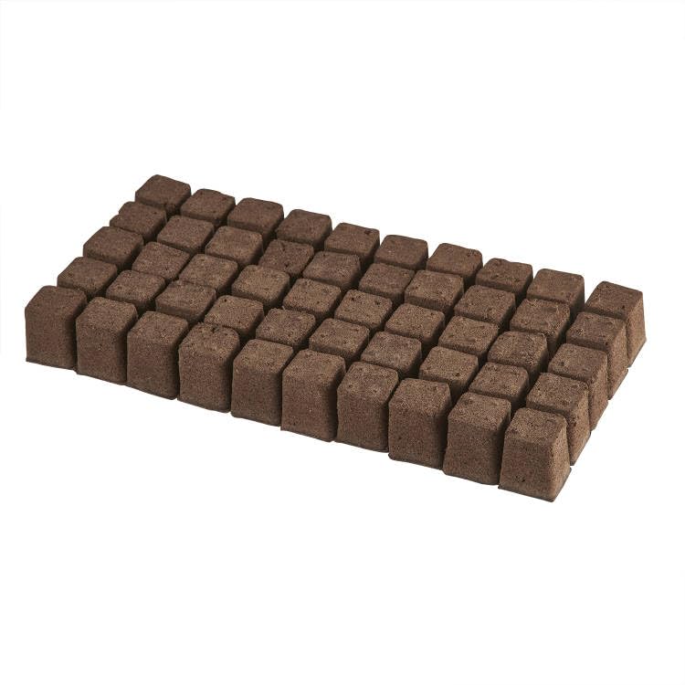 Square Hydroponics Grow Sponges 50 Pack