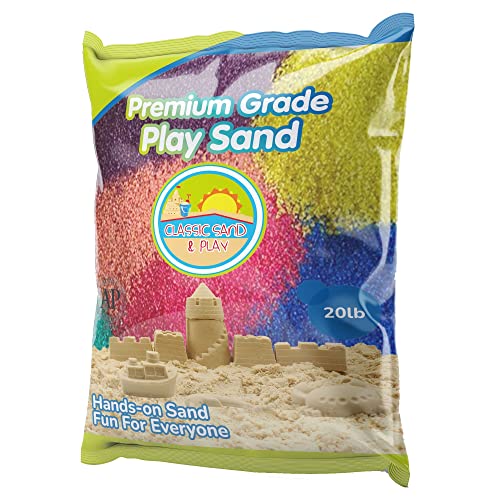 Classic Sand and Play Rainbow Colored Play Sand, 20 lb. Bag, Natural and Non-Toxic, Fun Wet and Dry Indoor and Outdoor, Sandbox, Therapy, and Table Use, Building, Stimulate Sensory Needs - color: Rainbow