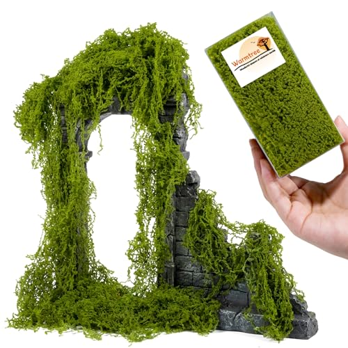 Warmtree Realistic Miniature Vines Miniature Plants for Diorama | Miniatures for Crafts Fairy Garden Architecture Diorama Supplies Scenery Landscape(Light Green) - color: Light Green