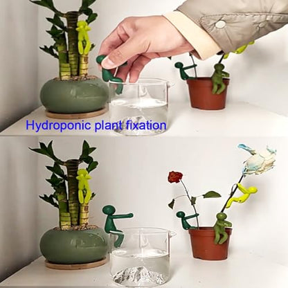 Plant Propagation Friends,Plant Propagation Buddy,Cute Plant Cutting Holder Plant Support for Sprouts, Plant Propagation Station Accessories Gifts for Plant Lovers(15 Pcs)