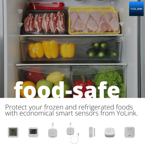 YoLink X3 Version Temperature & Humidity Sensor, Supports App Real-Time Data Refresh, Alexa, IFTTT, Home Assistant Integration - YoLink Hub Included