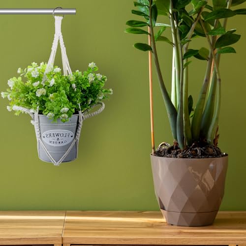 Macrame Plant Hanger 2 Pack Hanging Planters Baskets for Indoor Plant