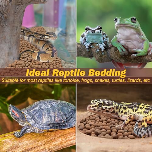 ZeeDix 10 LBS Leca Clay Balls for Reptile & Terrarium Substrate - color: 10LBS