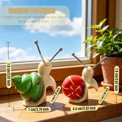 Climbing Snail Planter Decor, 2PCS
