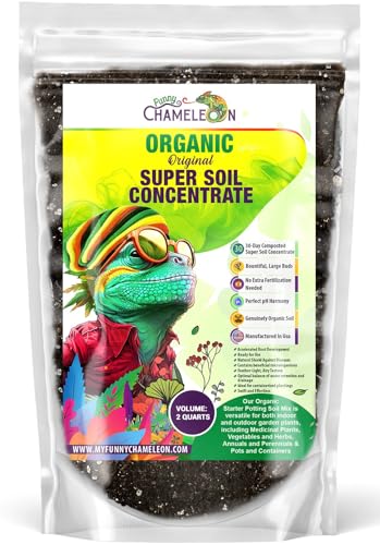 Organic Original Super Soil Concentrate with Mycorrhizae – Living Soil Boosts Roots & Buds for Seeds & Clones - Indoor & Outdoor Growing - Mix 1:4 with Topsoil Potting Soil (2 quarts) - color: Organic Original Super Soil, size: 2 quarts