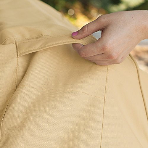 Classic Accessories Veranda Water-Resistant 108 Inch Rectangular Patio Bar Table & Chair Set Cover, Patio Covers for Outdoor Furniture - size: 108"L x 82"W x 34"H