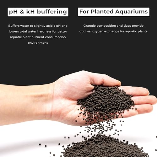 Ultum Nature Systems Controsoil - Freshwater Aqua Soil Substrate for Fish, Shrimp, Live Plant Propagation and Aquascaping - 6.8pH Low Ammonia, Volcanic Ash - Black, Fine (1 Liter) - color: Black - Fine, size: 1 Liter (0.9 kg)