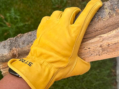 Mens Work Gloves 811 Leather Work Gloves for Men Work Gloves Men Heavy Duty Working Gloves for Men Safety Gloves - size: XX-Large